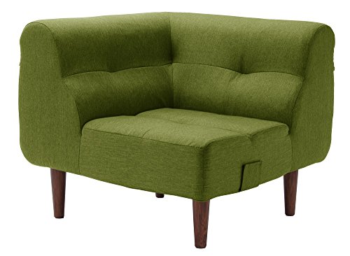 セルタン ソファー タスクグリーン AUGUST オーガスト コーナータイプ ポケットコイル 組合せ自在 高反発 日本製 A529p-C-583GRN