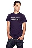 Rocket Factory Theres NO Place Like Home : 127.0.0.1 T-Shirt Navy Large