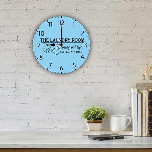 TYmall-Farmhouse Wooden Wall Clock-10x10 Inch