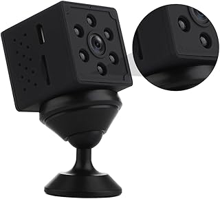 CAXUSD Câmera Esportiva 1 Conjunto De Câmera Esportiva Mini Câmera Mini Câmera Ao Ar Livre Câmera Aérea Câmera De Baixa Potência Câmera Esportiva Dv Câmera Aérea Portátil Plástico Preto