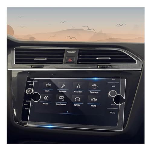 Protection d'écran en verre trempé haut de gamme pour système de navigation Tiguan