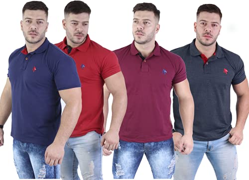 Kit 6 Camisa Masculina Polo Plus Size Especial G3