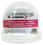 schneekugel fotobox FOTO-ALBUM: Sammeln Sie bewegende Motive in einer neuen Form der Dekoration. Das Schneegestöber mit eigenem Foto ergänzt Ihr festliches Zuhause und eignet sich ideal zum Verschenken.