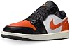 Nike Air Jordan 1 Low Zapatos para niños grandes (Negro/Blanco/Vela/Estrella de mar) Talla 6 2