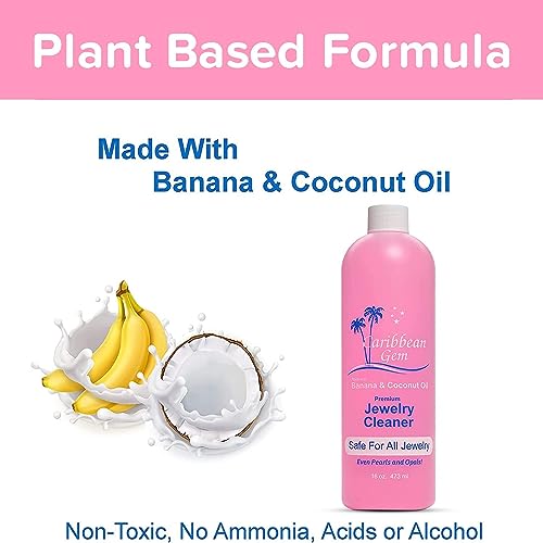 Caribbean Gem Banana & Coconut Oil Jewellery Cleaner 473 ml (16 oz.) Refill