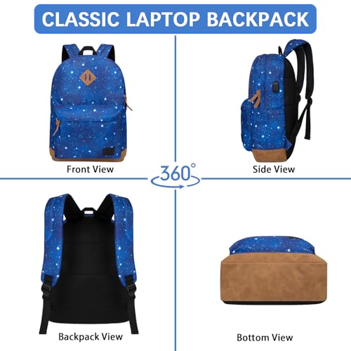 Image of Goloni Backpack for Men Women,Travel Laptop Backpack, Water Resistant 17.3 Inch USB Charging Backpack, Large Capacity Work Commute Bag