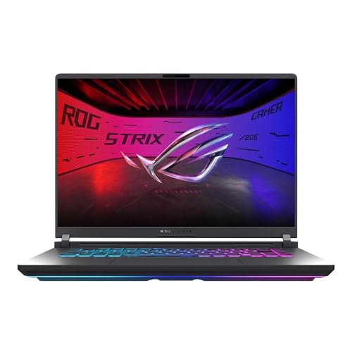 Image of ASUS ROG Strix G16 (2026) Gaming Laptop, 16 inch 165Hz FHD+ Display, Intel Core Ultra 9 275HX, NVIDIA GeForce RTX 5080 (16GB GDDR7), 16GB DDR5, 1TB SSD, WiFi 7, Windows 11 Home,