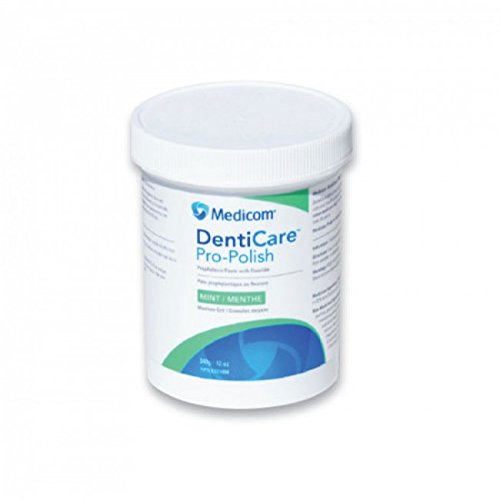 Medicom 10031-MM Denti-Polish Prophy Paste, Medium, Mint, 12 oz. Jar