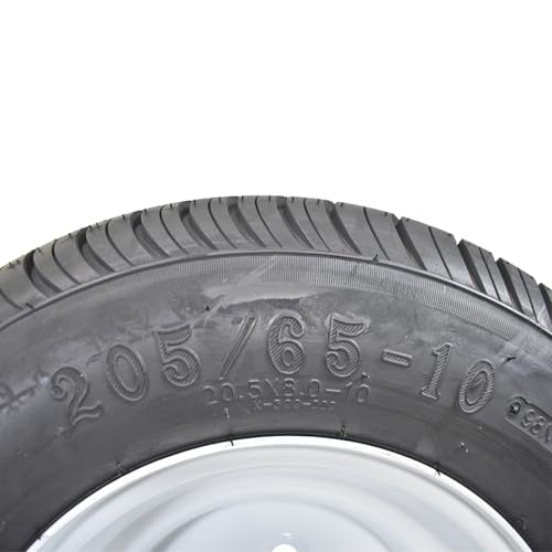2PK Loadstar 20.5x8-10 Bias Trailer Tire with 10\" Wheel - 5 on 4-1/2\" - Load Range E
