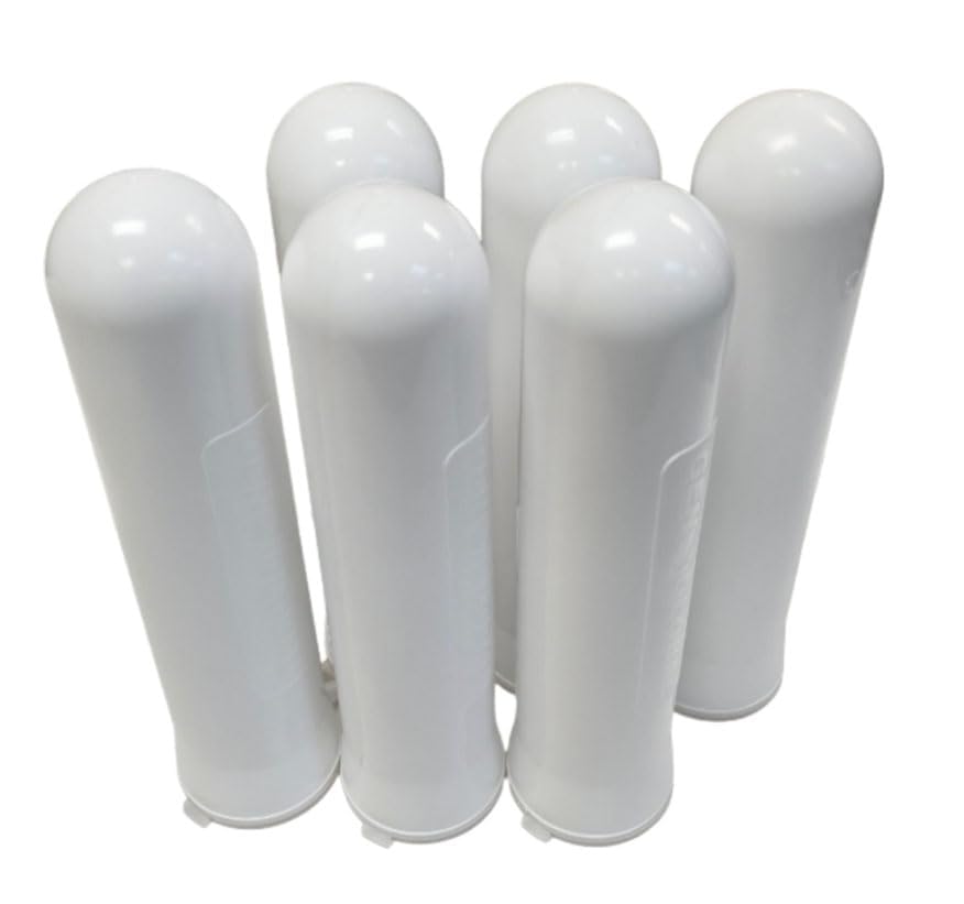 3Skull Heavy Duty 140rd Paintball Pods, White - Pack of 6
