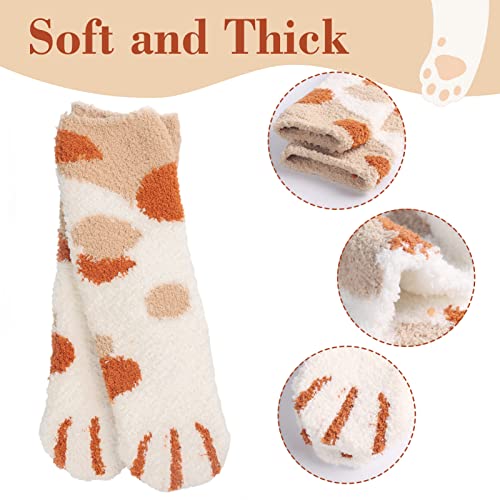 Toes Home 6 Paar Kuschelsocken Damen, Wintersocken Flauschige Socken Antiruschsocken, Warme Bettsocken Haussocken 36-42