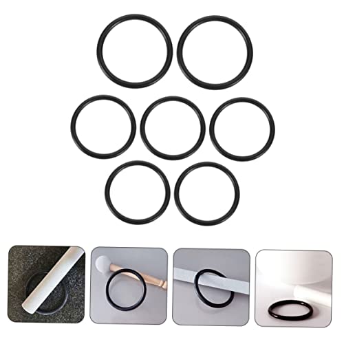 TOPPERFUN 7pcs Music Bowl Washer Bowl Rubber Ring Crystal Singing Bowl Accessories Sing Bowl Accessory Buddhist Ritual Cushion Buddha - Image 2