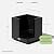 Veradek Block Series Cube Plastic Planter - Large Square Planter for Indoor or Outdoor Patio/Garden | Durable All-Weather Use with Drainage Holes | Modern Décor for Tall Plants, Trees, Flowers
