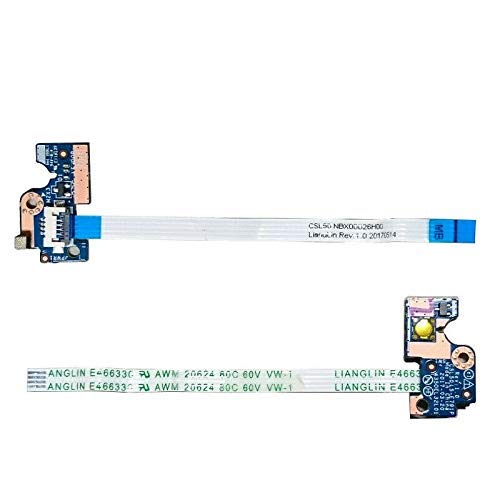 Swiztek Laptop ON/Off Switch Power Button for HP 15-BS hp15bs 15bs 15-BW 250 G6 Series Power Switch ON/Off Button Board 435OEL32L01-image-33