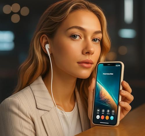 Image of Original Type-C Wired Earphones for iPhone 15 /15 Pro /16 /16 Pro /17 Series | Hi-Fi Stereo Sound, Deep Bass, Noise-Isolating Mic, Plug-and-Play (USB Type C)