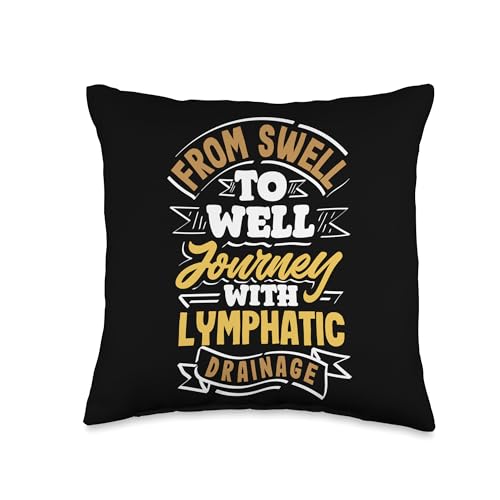 Swell to Well Lymphatic Drainage Throw Pillow