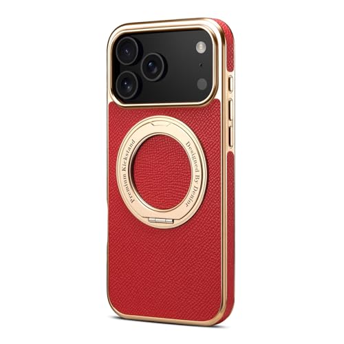Étui iPhone 14 Pro rouge avec anneau de maintien pour sécuriser vos photos en voyage