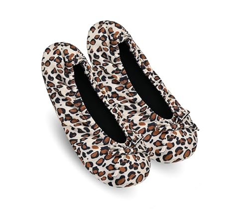 Image of Keyela Women's Ballerina Slippers,Non-Slip Bedroom Slippers Socks | Soft fuzzy slipper socks for ladies Indoor home slippers Cozy sock slippers Ballet Slippers
