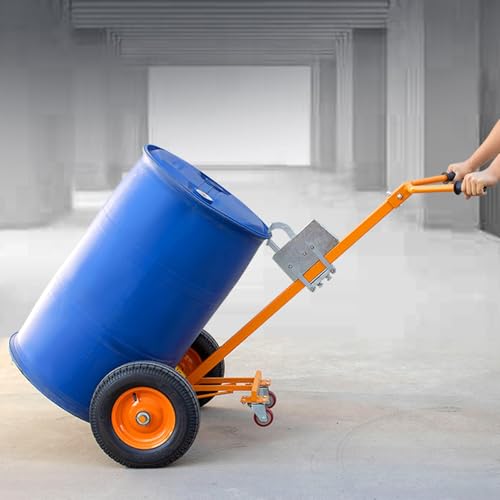 Carretilla de acero para tambor con capacidad 500kg miniatura 6