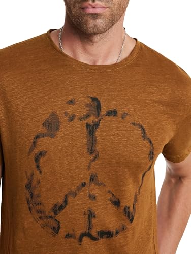 John Varvatos Men's Spray Peace Tee2