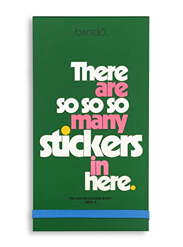 ban.do Sticker Book with Over 700 Assorted Stickers, 35 Sticker Sheets with Fun Stickers, Colorful Sticker Pack with Aesthetic Stickers for Scrapbooking Planners or Journals, Issue 8