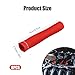 8pcs Spark Plug Wire Heat Shields, 5.51 Inch Spark Plug Wire Boots Wrap Protector 2500 Degree Thermal Protection Cover Insulator Spark Plug Sleeve Holder for LS1 / LS2 SBC BBC 350 454 Car Truck (Red)