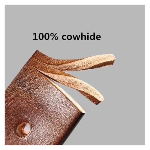 Fashion Cowhide Handmade Copper Buckle Men's Belt Genuine Leather Jeans Wide Men's Belt3