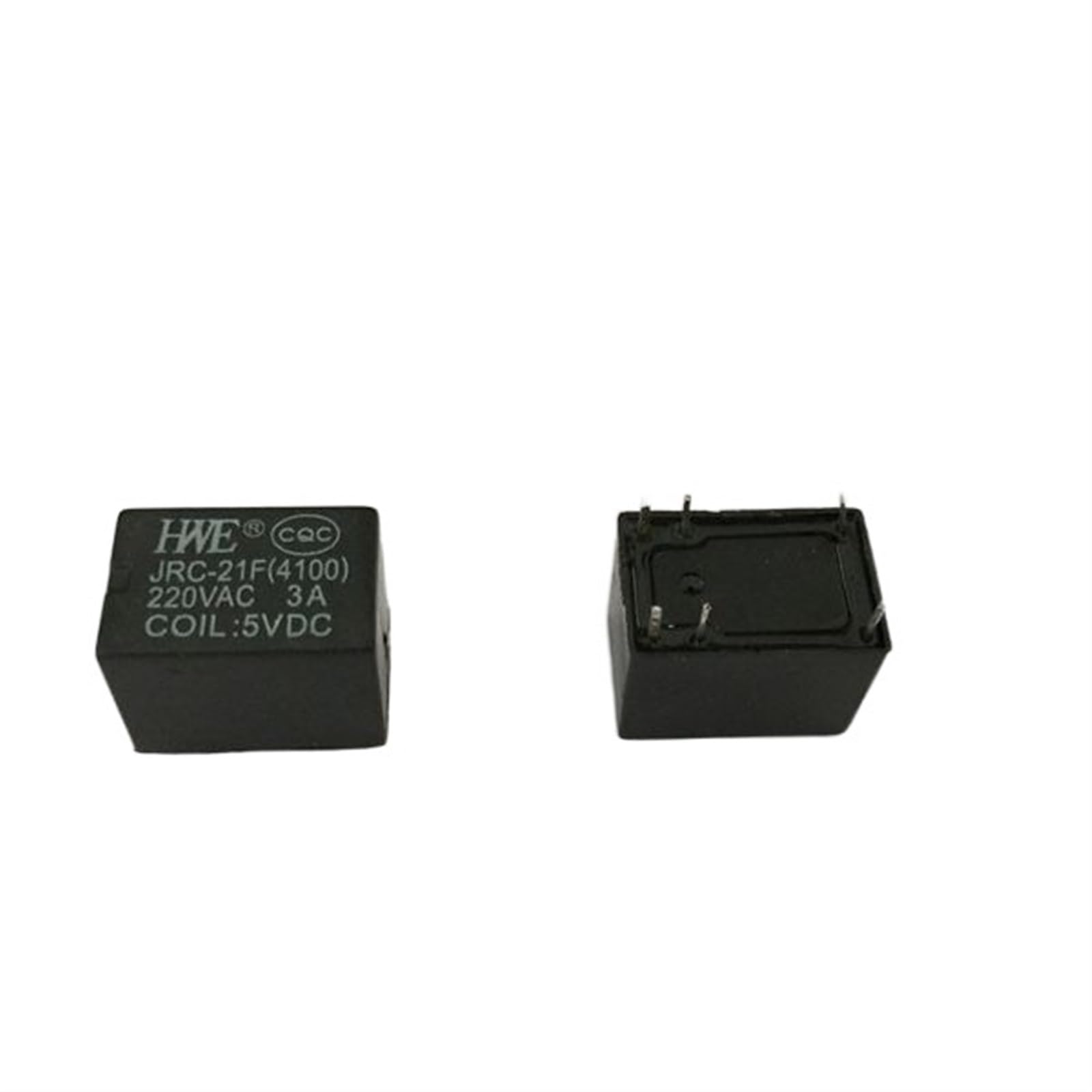 AQHYEBNSR 10pcs Miniature PCB Relay 6 pins Mini DC 3V 5V 6V 9V 12V 24V JRC-21F 4100(DC 12V)