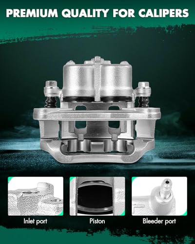 Image of SCITOO 18B5026AS Front Left Driver Side Brake Caliper Fits For Ford For Edge 2011-2014,For Lincoln For MKX 2011-2015,For Mazda For CX-9 2007-2015, With Bracket,1PC