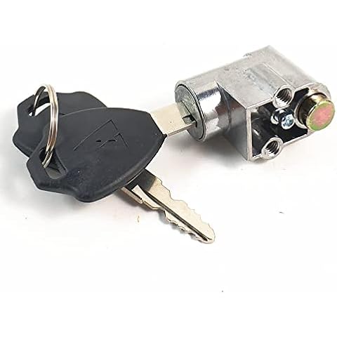 E-bike Electric Bike Scooter Battery Safety Pack Cover Box Lock w/ 2 Keys Cover