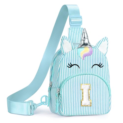 Image of YOOLIFE Unicorn Purse Birthday Gifts for Girls Kids Bag, Light Blue I
