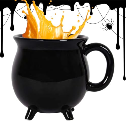 Taza de Halloween aterradora de cerámica que soluciona desayunos aburridos en la oficina 7