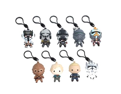 Monogram Disney Star Wars The Bad Batch Figural Bag Clip Series 2-3D Foam Figural Bag Clip in Blind Bag - Keychain ONE RANDOM BAG PER ORDER