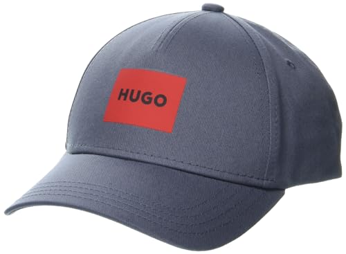 Image of Hugo Men's Square Logo Cotton Cap