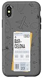 BARCELONA Air Ticket Phone Case. You love travelling around the World? This BARCELONA Boarding pass phone case cover is the perfect gift for christmas or birthday. This cool BARCELONA Boarding Pass is just perfect for a travelling Fan.