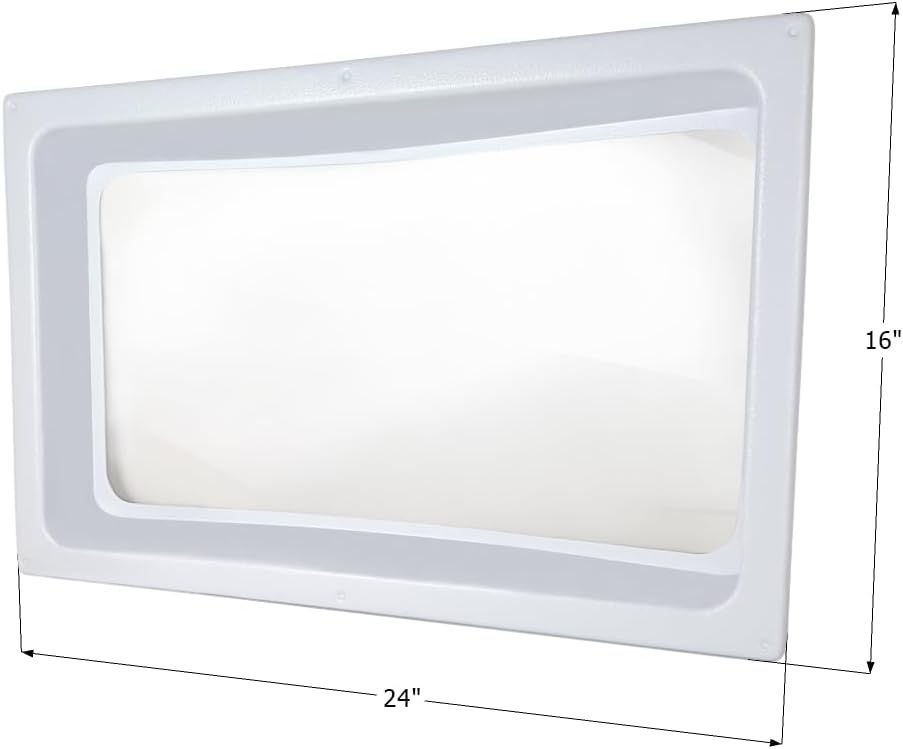 ICON 01981 Skylight Inner Dome SL1422 for 22" x 14" x 5" Opening - Clear