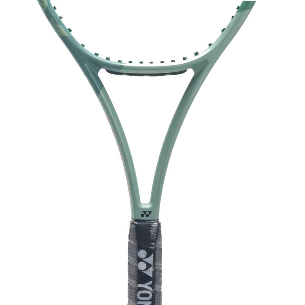 Yonex Percept 97 Olive Green Tennis Racquet, Flexible Racquet with Precision and Feel - Strung with Your Choice of SOLINCO String and Tension (4 1/4)