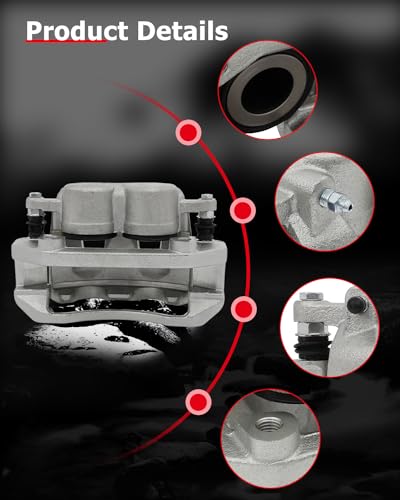 Image of cciyu 18B5055 Front Brake Caliper w /Bracket For Dodge For Dakota /For Ram 1500,For Ram For 1500 /For 1500 Classic(Only Fit Front Left); For Chrysler For Aspen,For Dodge For Durango(Only Fit Front Right)
