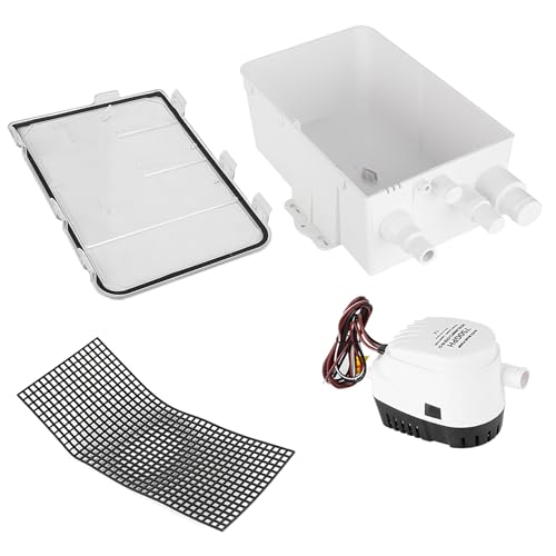 Bomba de ducha portátil para baño 750GPH con mecanismo de flotador automático para camping al aire libre miniatura 3