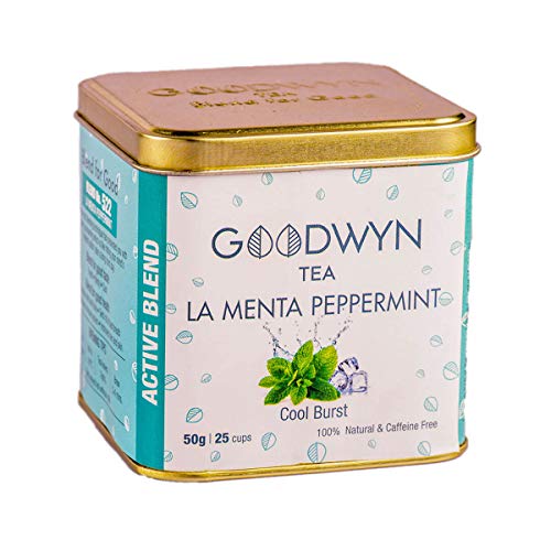 Image of Goodwyn Peppermint Tea, Herbal Tea to Refresh and Rejuvenate, 50 Grams