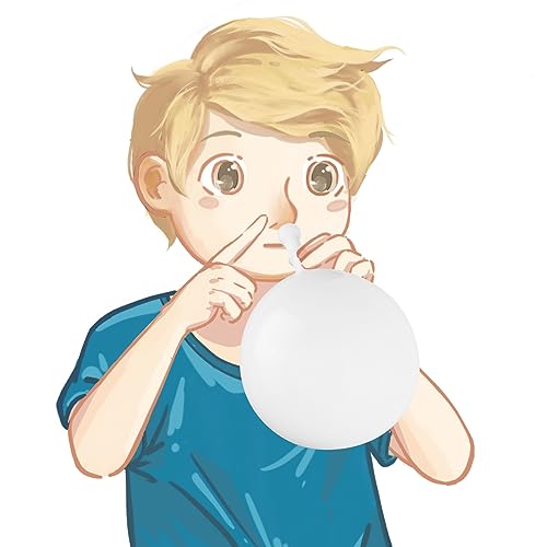 Glosaie Children/Adult Glue Ear Treatment with 10 Balloons for Glue Ear or Otitis Media with Effusion Made of Food-Grade Rubber