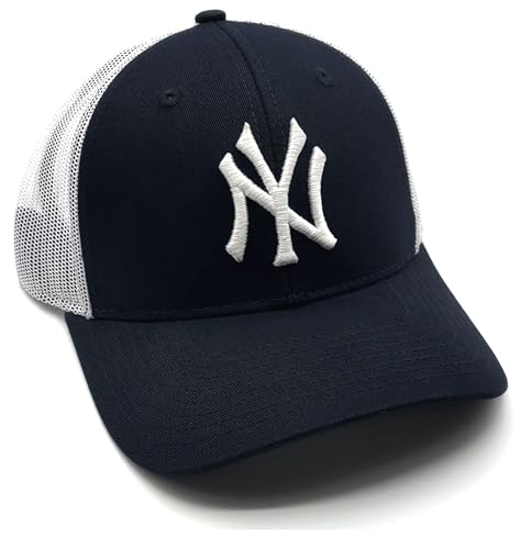 Gorra Trucker Mesh New York Azul Marino Blanco miniatura 1