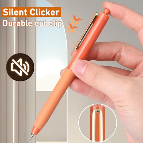 Bolígrafos de gel con 50% de descuento, 6 unidades, tinta negra