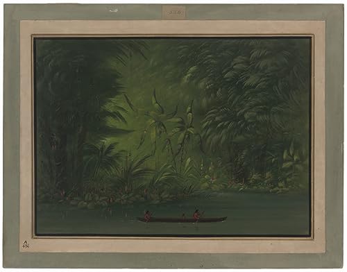 Poster George Catlin lagune 50x70 toile pour habiller un mur vide