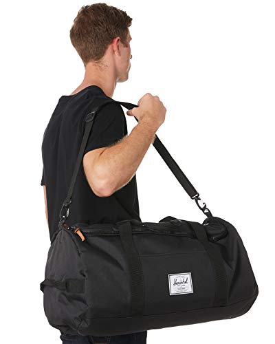 Herschel Sutton Duffel Bag, Black, Classic 46.5L