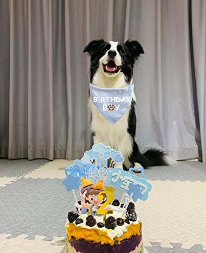 Dog Birthday Bandana Dog Birthday Boy Girl Dog Birthday Supplies For Small Medium Large Pet（Small） #TOP2
