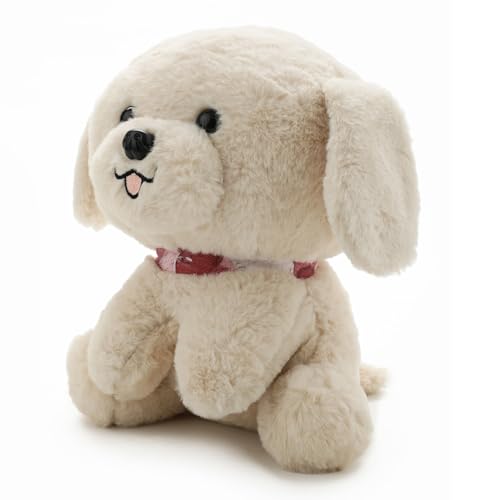 Image of Toy Poodle Dog Soft Plush Toy Soft Stuffed Puppy for Kids Cute Kids Animal Home Decor Boys /Girls /Baby Toddlers & Children Safe Lightweight & Easy to Clean (25CM)