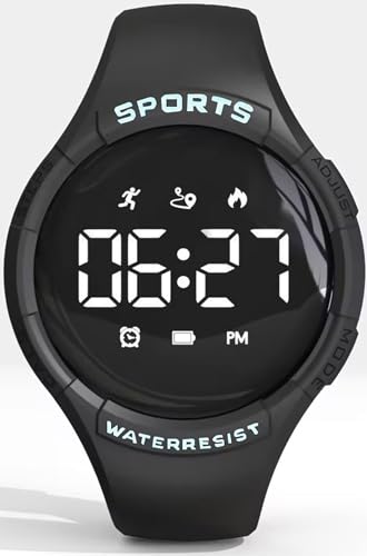 findtime Schrittzähler Uhr Damen Herren Digital Uhr Armband Fitnessuhr...