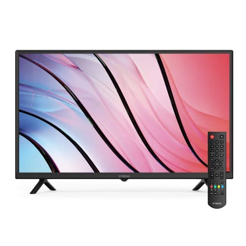 STRONG SRT32HF2003 HD TV LED, écran 80cm, 32 Pouces, Triple Tuner (DVB-T2 HEVC 265/C/S2), 60 Hz, HDMI x2 (Dont Arc), USB multimédia, Mode hôtel