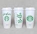 Personalized Authentic SB Reusable 24 oz Coffee Cup Frosted Venti To Go Cup Tumbler Custom Name Great Gift Lid and Straw Included